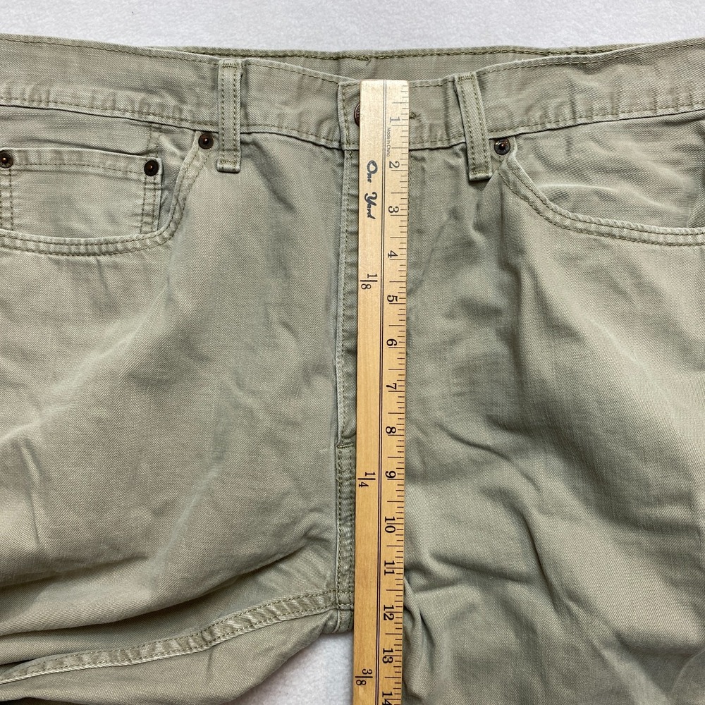 Levi's 505 Jeans Mens 38 Tan Denim Pants Five Pocket Straight Leg - Picture 4 of 10